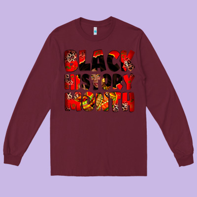 Long Sleeve Tee black history month