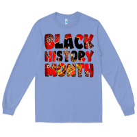 Colony Blue black history month Long Sleeve Tee - Zillion Design Studio