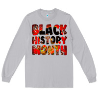 Moon Dust black history month Long Sleeve Tee - Zillion Design Studio