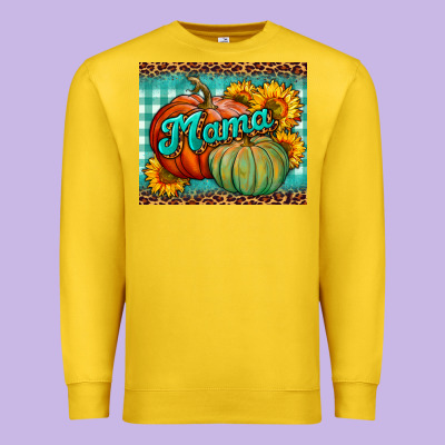 Pumpkin Mama Mouse Pad Premium Sweatshirt Designed By Bundleandbundleshop