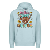 Blue Mist heifer Premium Hoodie - MaliasSmallBusiness