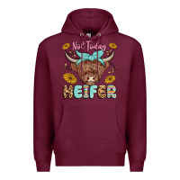 Burgundy heifer Premium Hoodie - MaliasSmallBusiness