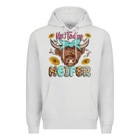 Dove Grey heifer Premium Hoodie - MaliasSmallBusiness