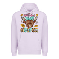 Lilac heifer Premium Hoodie - MaliasSmallBusiness