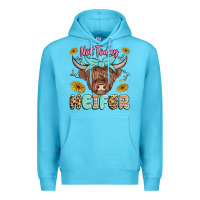 Ocean Blue heifer Premium Hoodie - MaliasSmallBusiness