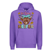 Purple heifer Premium Hoodie - MaliasSmallBusiness