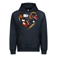 Navy bake tools hearts Urban Hoodie - NancyCooperArtShop
