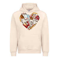 Sandshell bake tools hearts Urban Hoodie - NancyCooperArtShop