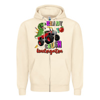 Sandshell ready to crush kindergarten Zipper Hoodie - Zillion Design Studio