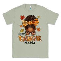 Matcha one thankful mama afro messy bun Classic Tee - texasbilliewilder