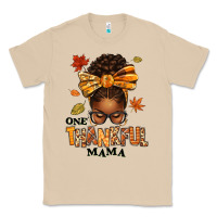 Mushroom one thankful mama afro messy bun Classic Tee - texasbilliewilder