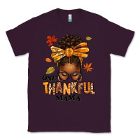 Plum one thankful mama afro messy bun Classic Tee - texasbilliewilder