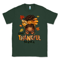 Sports Green one thankful mama afro messy bun Classic Tee - texasbilliewilder