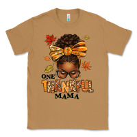 Toasted Coconut one thankful mama afro messy bun Classic Tee - texasbilliewilder