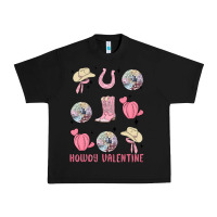 Black howdy valentine Urban Heavy Tee - MaliasSmallBusiness