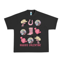 Pigment Black howdy valentine Urban Heavy Tee - MaliasSmallBusiness