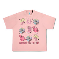 Salmon howdy valentine Urban Heavy Tee - MaliasSmallBusiness