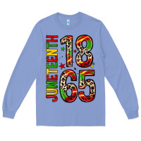 Colony Blue 1865 juneteenth Long Sleeve Tee - Zillion Design Studio