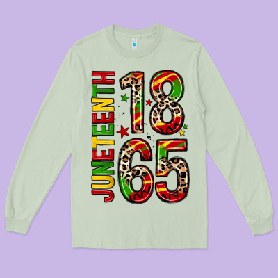 Long Sleeve Tee 1865 juneteenth