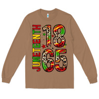 Toasted Coconut 1865 juneteenth Long Sleeve Tee - Zillion Design Studio