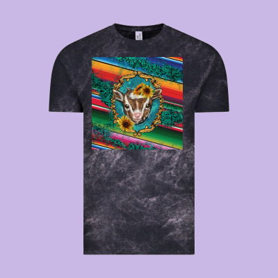 Western Baby Goat Vintage Tee Designed By Barkaloodesign