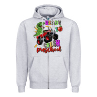 Heather Grey ready to crush preschool Zipper Hoodie - Zillion Design Studio