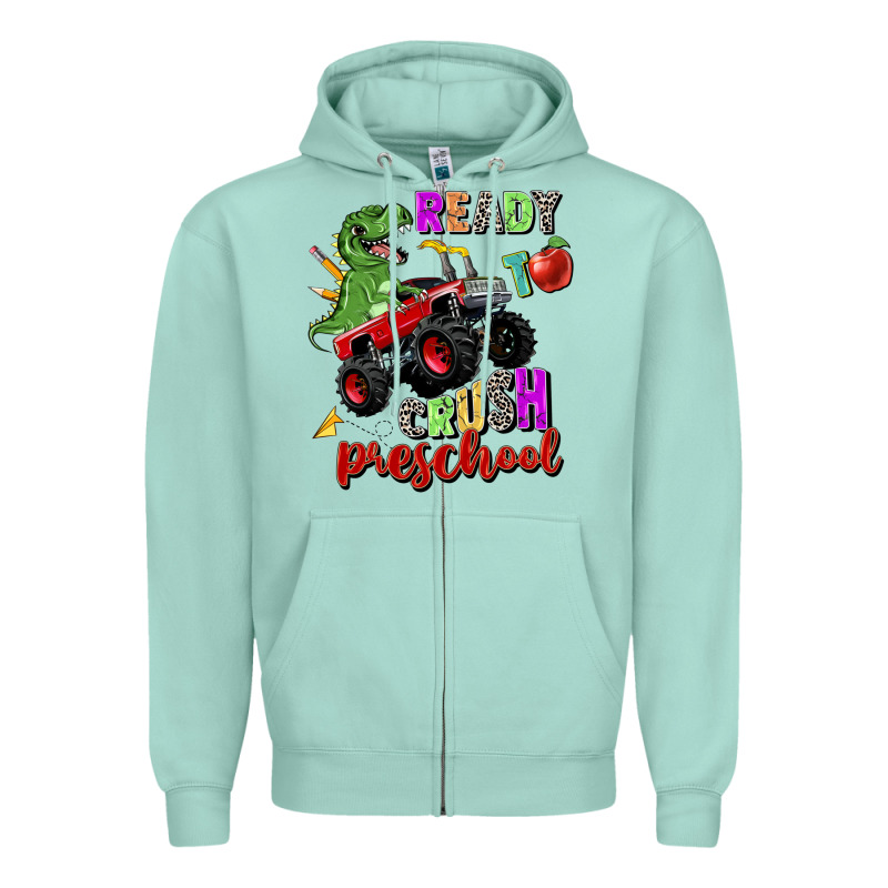 Ready To Crush Preschool Zipper Hoodie by Zillion Design Studio | Teevron