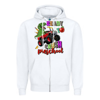 White ready to crush preschool Zipper Hoodie - Zillion Design Studio