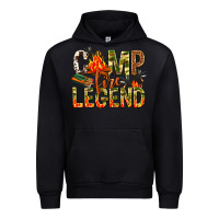 Black camp fire legend Urban Hoodie - NancyCooperArtShop