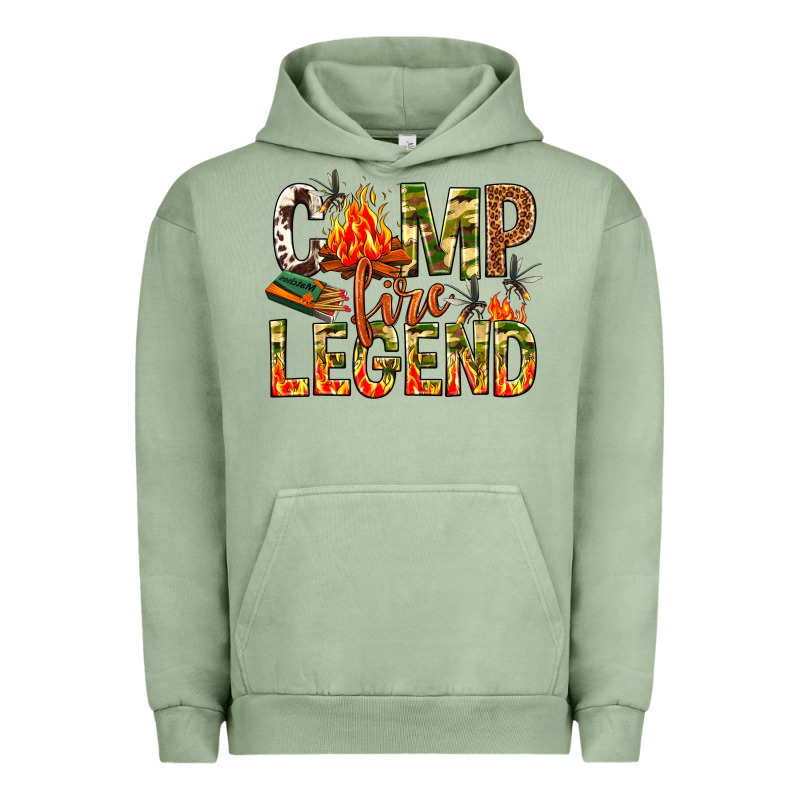 Camp Fire Legend Urban Hoodie by NancyCooperArtShop | Teevron