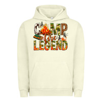 Pigment Pistachio camp fire legend Urban Hoodie - NancyCooperArtShop