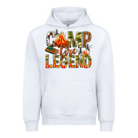White camp fire legend Urban Hoodie - NancyCooperArtShop