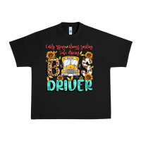 Black early rising always smiling safe driving bus drive Urban Heavy Tee - MaliasSmallBusiness
