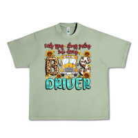 Oil Green early rising always smiling safe driving bus drive Urban Heavy Tee - MaliasSmallBusiness