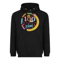 Black happy 100 days of school Heavyweight Hoodie - Artiststas