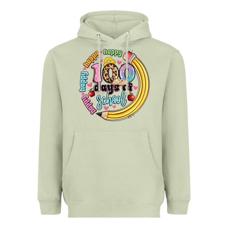 Happy 100 Days Of School Heavyweight Hoodie by Artiststas | Teevron