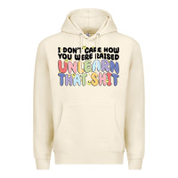 Tofu i dont care how you were raised unlearn that shit Premium Hoodie - MaliasSmallBusiness