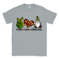 Heather Grey peace love gnomes christmas Classic Tee - RanaPortraitStore