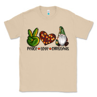Mushroom peace love gnomes christmas Classic Tee - RanaPortraitStore