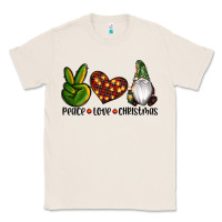 Natural peace love gnomes christmas Classic Tee - RanaPortraitStore