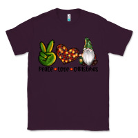 Plum peace love gnomes christmas Classic Tee - RanaPortraitStore