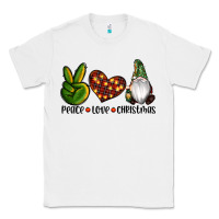 White peace love gnomes christmas Classic Tee - RanaPortraitStore