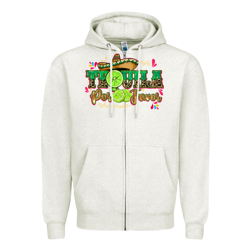 Tequila Por Favor Zipper Hoodie by CTS Tumbler Store | Teevron