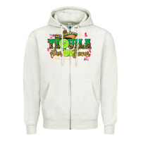 Oatmeal Heather tequila por favor Zipper Hoodie - CTS Tumbler Store