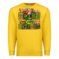 Lemon teach love inspire with Christmas and teacher elements Premium Sweatshirt - AdoDesignShop
