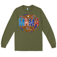 Army Green 4th of july mama Long Sleeve Tee - texasbilliewilder