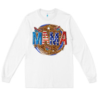 White 4th of july mama Long Sleeve Tee - texasbilliewilder