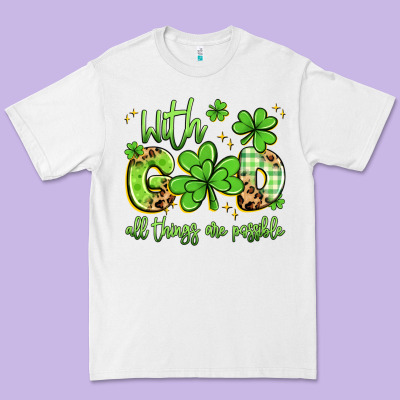 With God All Things Are Possible Premium Tee Designed By Artiststas