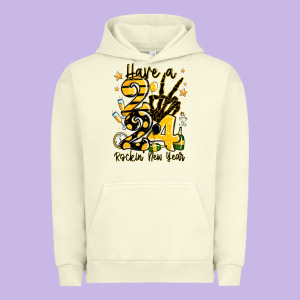 Have Rockin' New Year 2024 Urban Hoodie Designed By Maliassmallbusiness