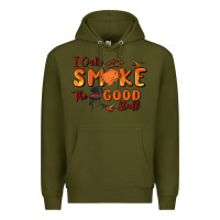 Army Green i only smoke the good stuff Premium Hoodie - MaliasSmallBusiness